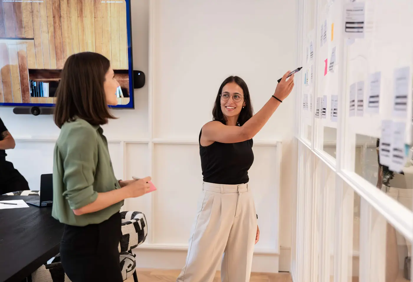 Miyagami team planning at a whiteboard